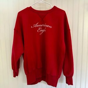 American Eagle Outfitters Kids Red Sweatshirt